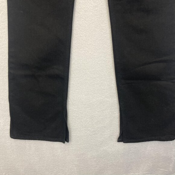 NWT Old Navy Extra High Rise Kicker Boot Cut Jeans Womens 8 Button Fly Black - Picture 6 of 12